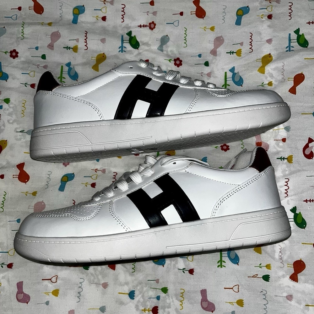 Women's Tommy Hilfiger "H" Veniz White Oxford Casual Lace Up Sneaker Sz 10 NWOT